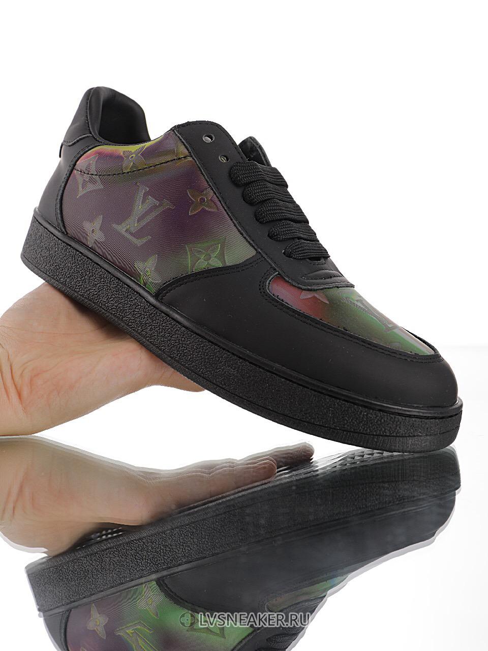 Louis Vuitton LV Rivoli "Black with Shell Shine Monogram" 1A99NO Sneakers