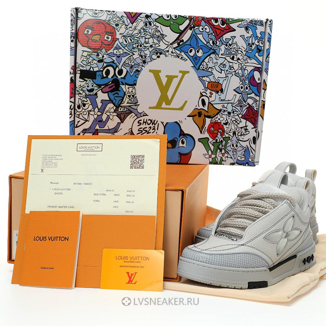 Louis Vuitton LV Skate "Grey Black" 1ABZ5X Sneakers