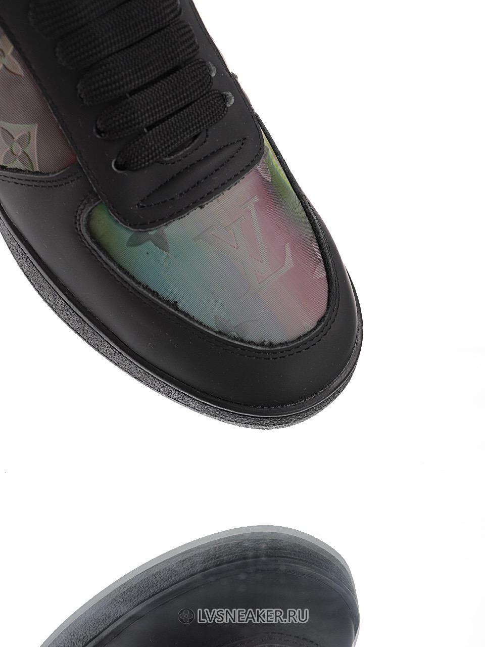 Louis Vuitton LV Rivoli "Black with Shell Shine Monogram" 1A99NO Sneakers