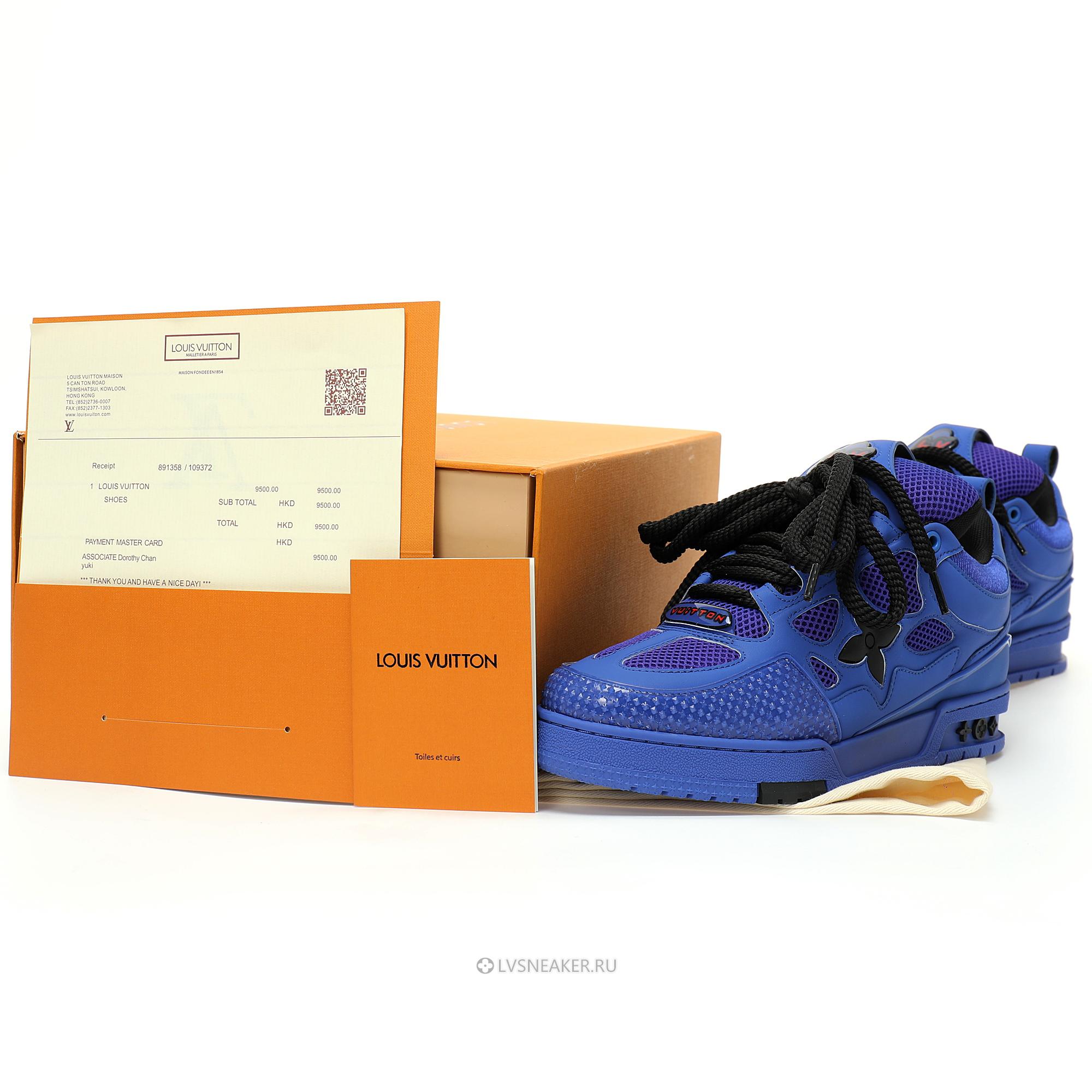 Louis Vuitton LV Skate "Blue Black" 1AHDD2 Sneakers