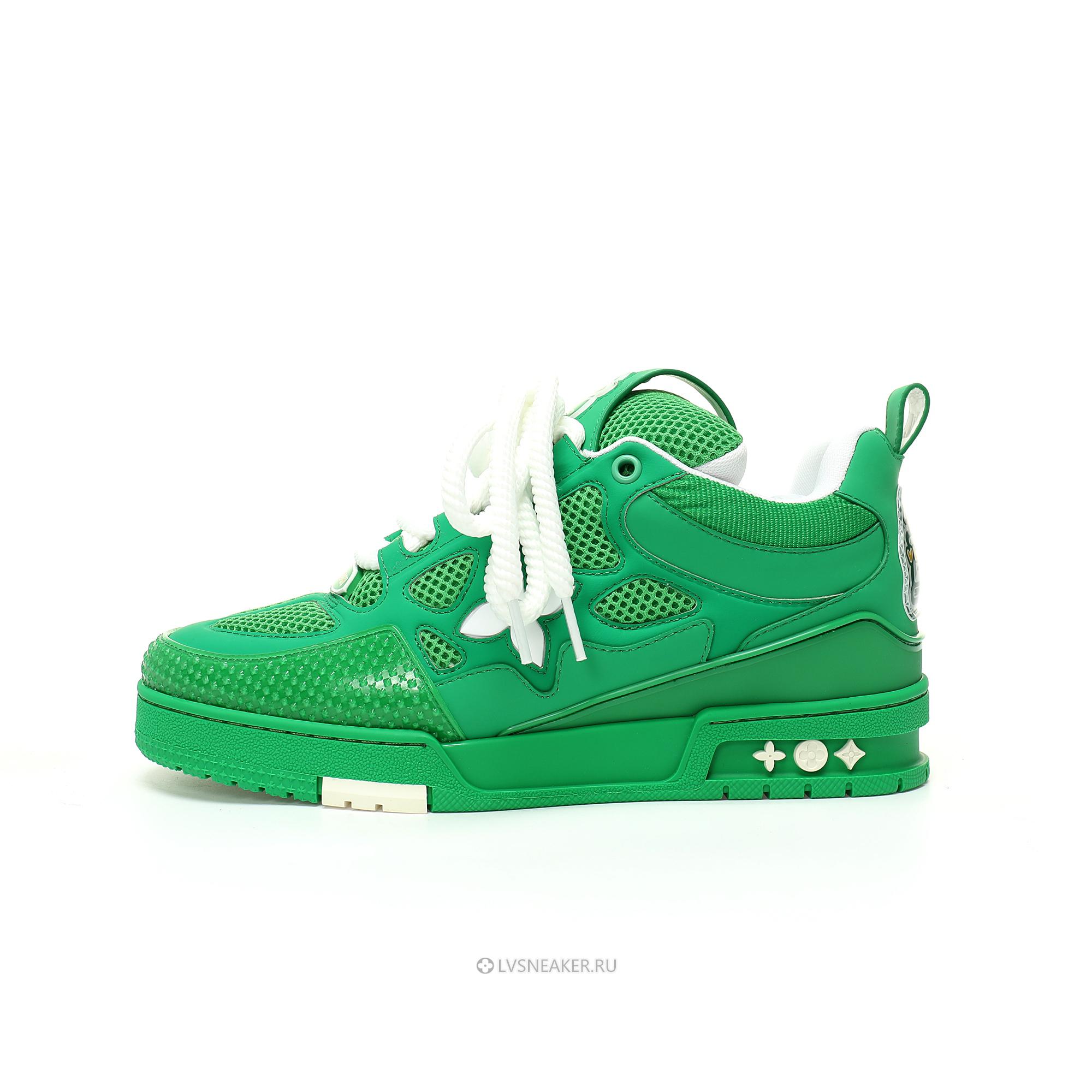 Louis Vuitton LV Skate "Green White" 1AHDCJ Sneakers