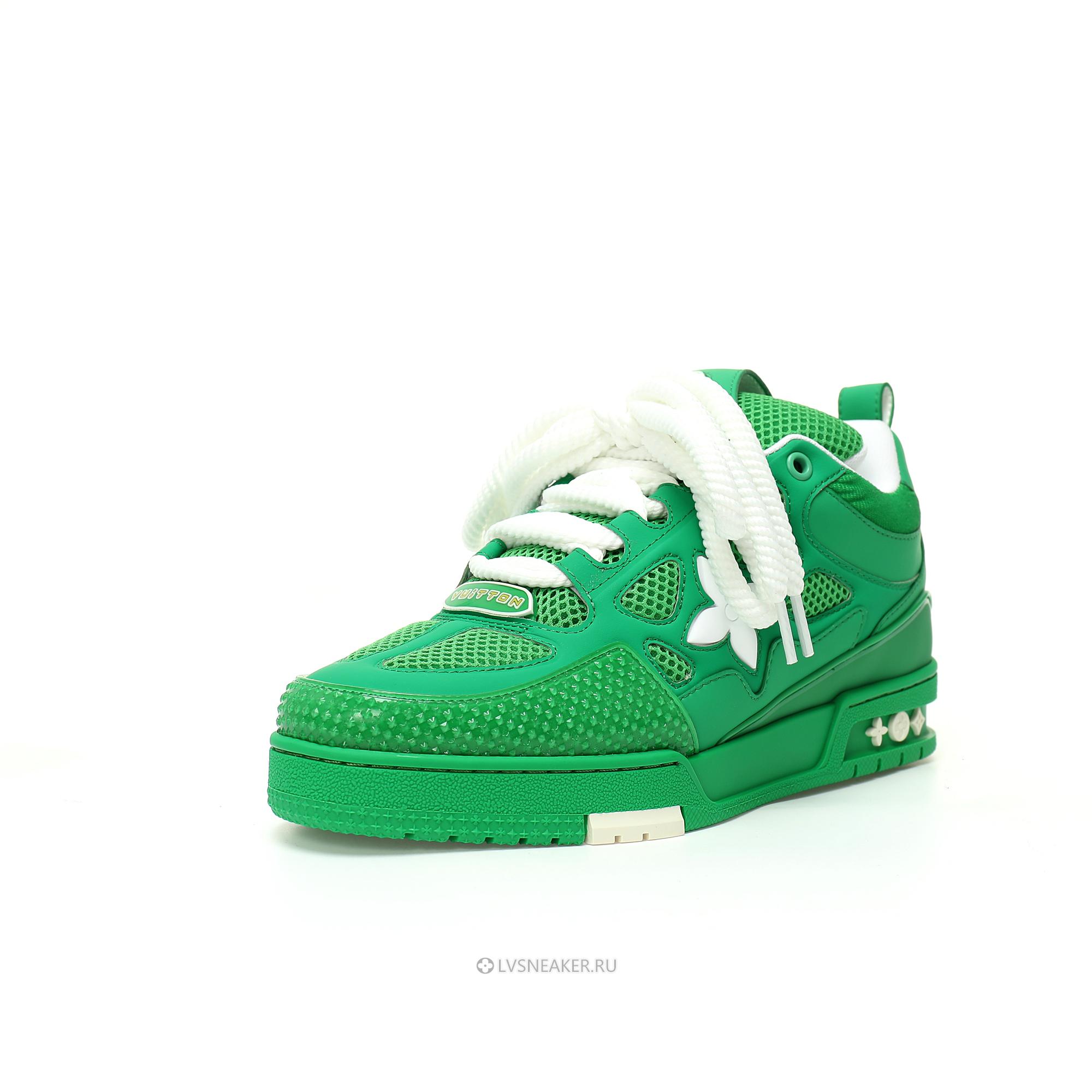 Louis Vuitton LV Skate "Green White" 1AHDCJ Sneakers