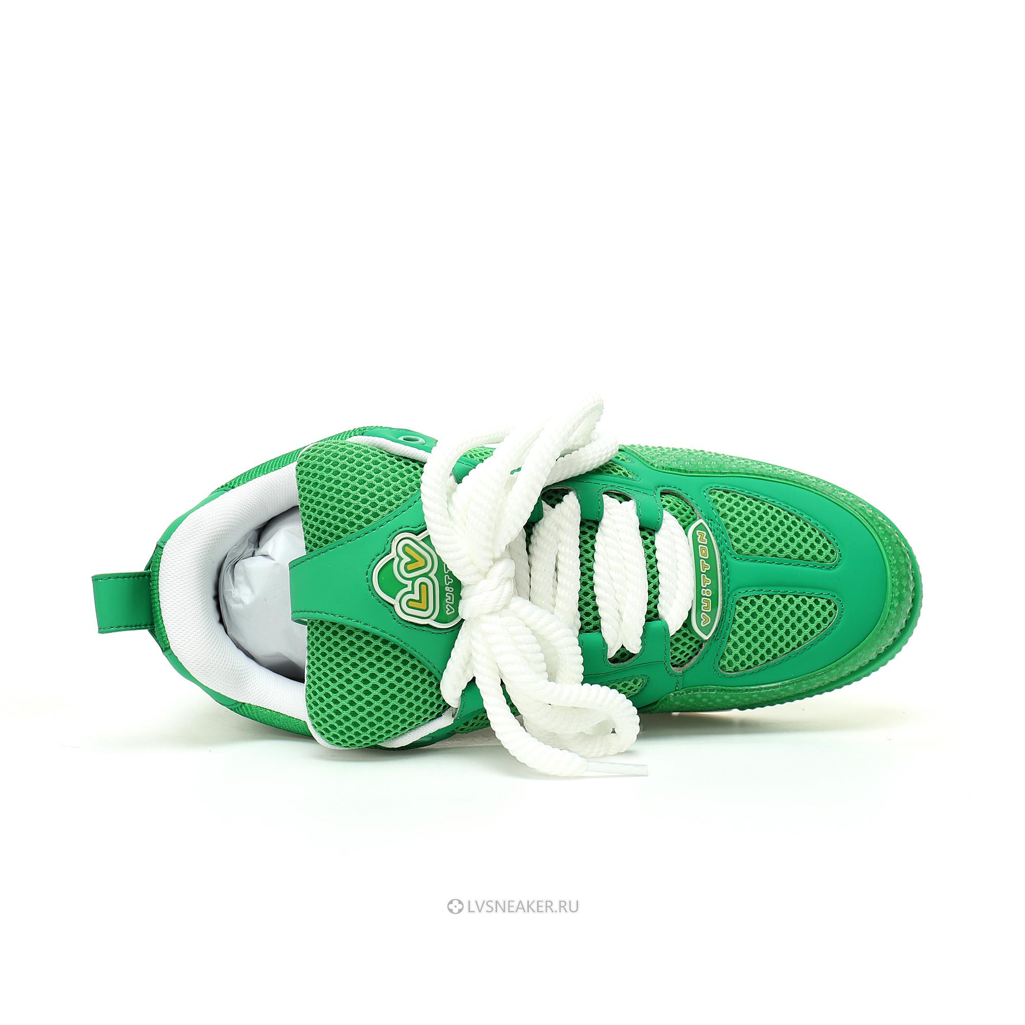 Louis Vuitton LV Skate "Green White" 1AHDCJ Sneakers