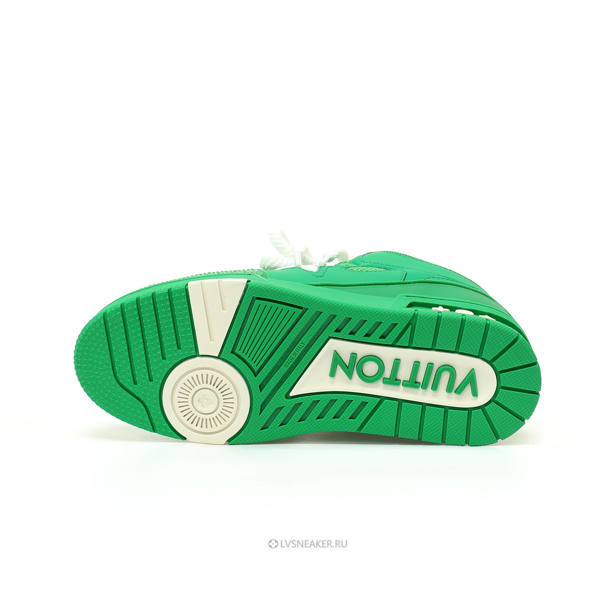 Louis Vuitton LV Skate "Green White" 1AHDCJ Sneakers