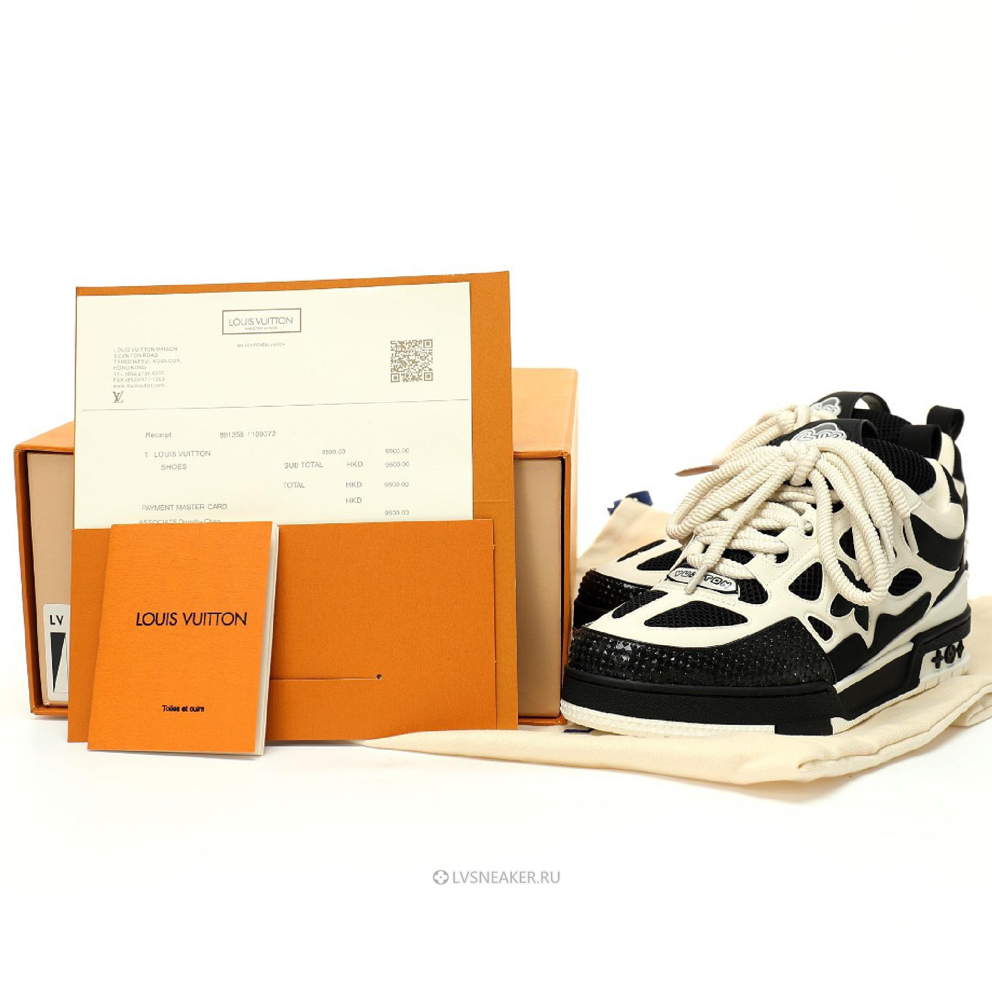 Louis Vuitton LV Skate "Black Cream" 1ACRO2-2 Sneakers