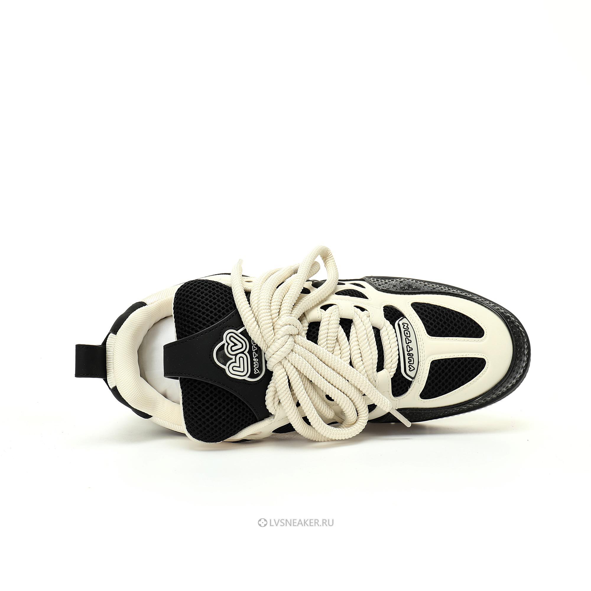 Louis Vuitton LV Skate "Black Cream" 1ACRO2-2 Sneakers