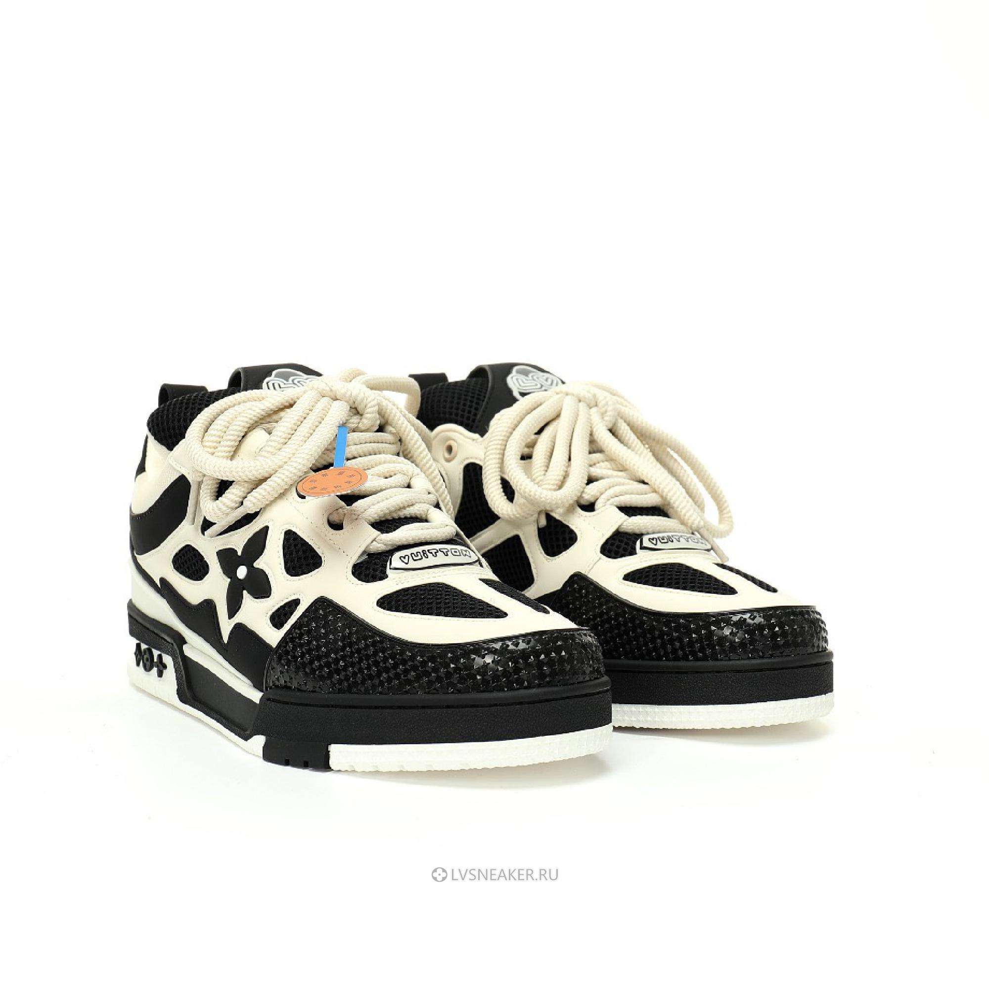 Louis Vuitton LV Skate "Black Cream" 1ACRO2-2 Sneakers