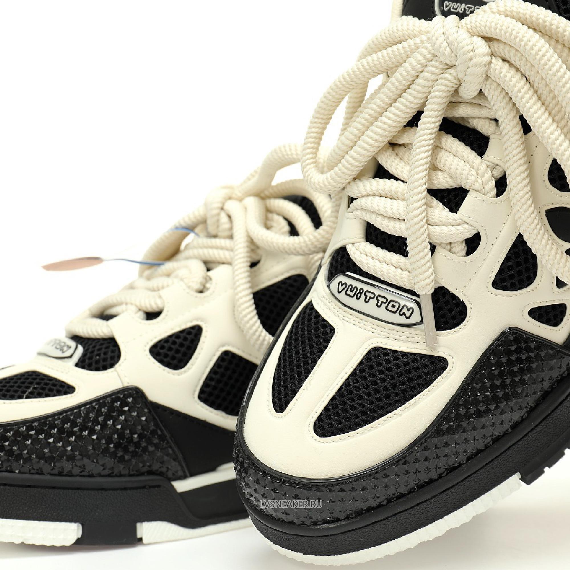 Louis Vuitton LV Skate "Black Cream" 1ACRO2-2 Sneakers