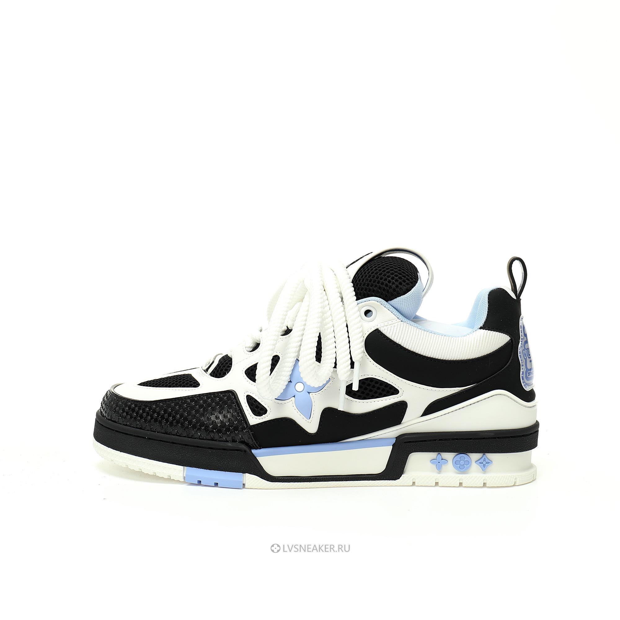 Louis Vuitton LV Skate "Black White Blue" 1ADE0J Sneakers