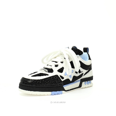 Louis Vuitton LV Skate "Black White Blue" 1ADE0J Sneakers