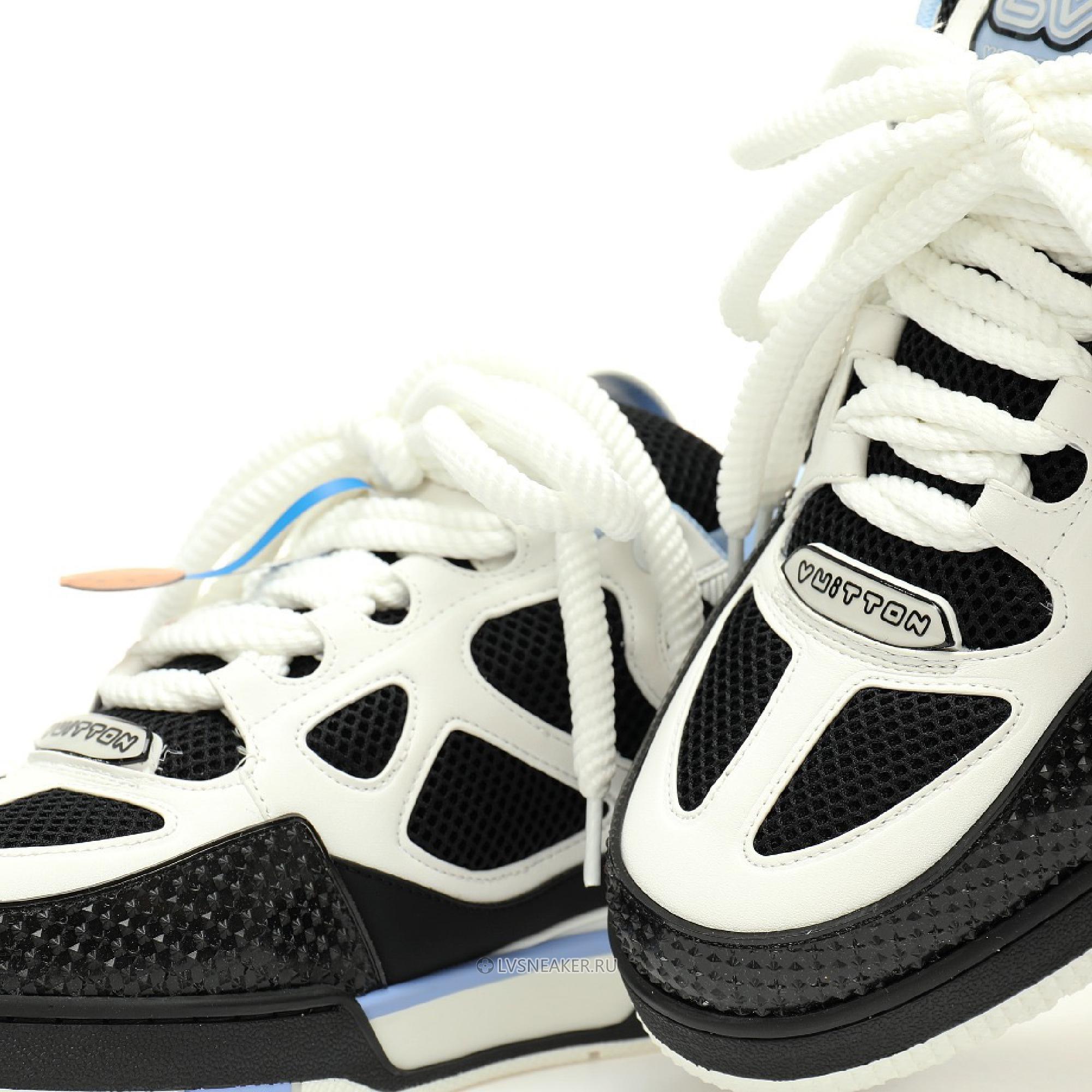 Louis Vuitton LV Skate "Black White Blue" 1ADE0J Sneakers