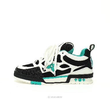 Louis Vuitton LV Skate "Black White Green" 1ADE12 Sneakers