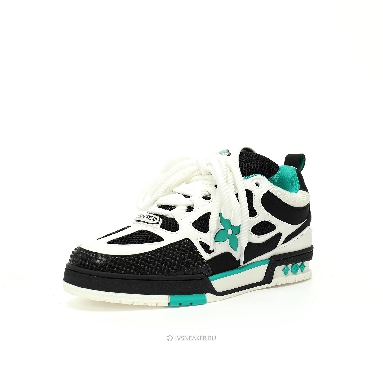 Louis Vuitton LV Skate "Black White Green" 1ADE12 Sneakers