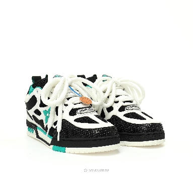 Louis Vuitton LV Skate "Black White Green" 1ADE12 Sneakers
