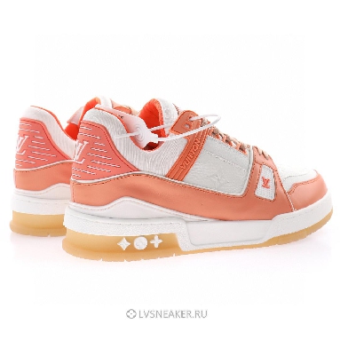 Louis Vuitton LV Trainer "Peach White" 1A8KC8-2 Sneakers