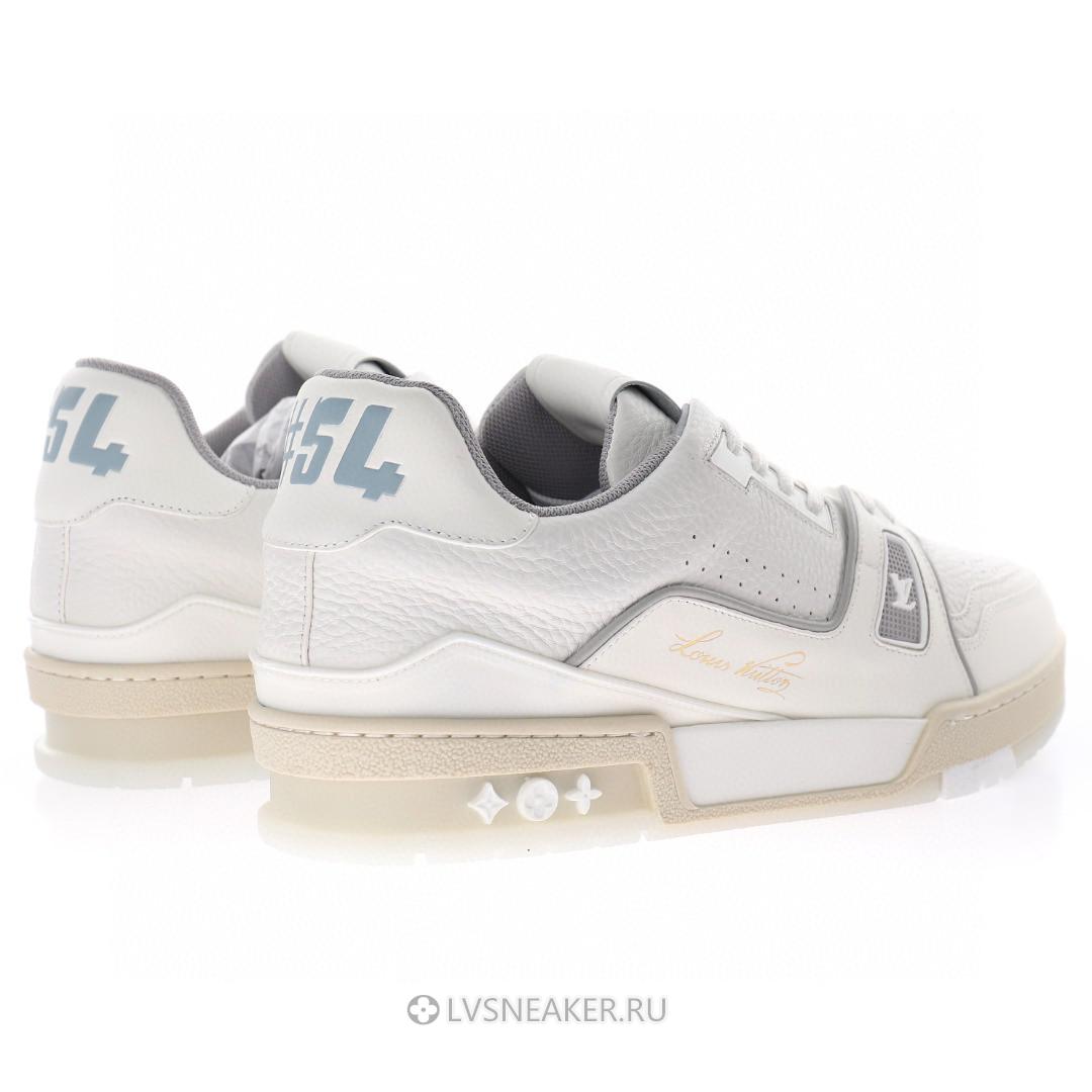 Louis Vuitton LV Trainer "Cream White Grey Signature" 1ACP1Q-2 Sneakers