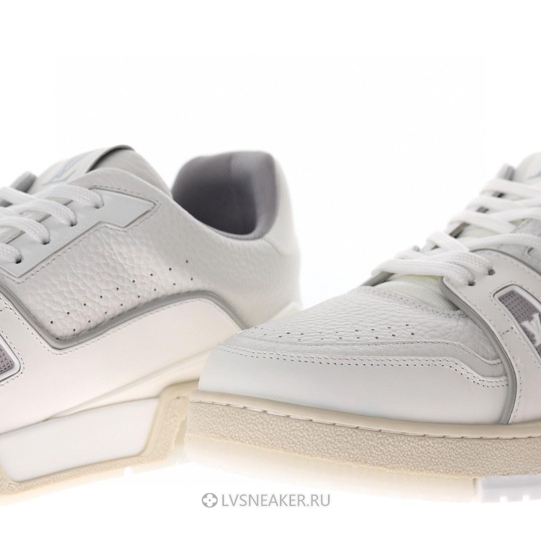 Louis Vuitton LV Trainer "Cream White Grey Signature" 1ACP1Q-2 Sneakers