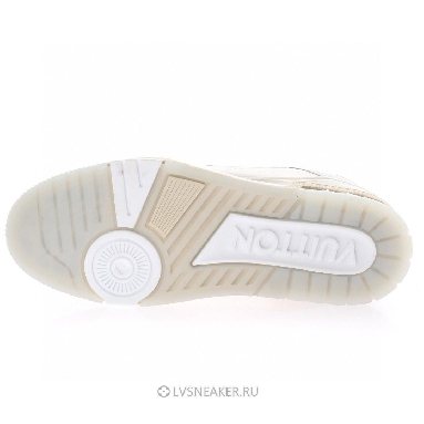 Louis Vuitton LV Trainer "Cream White Grey Signature" 1ACP1Q-2 Sneakers