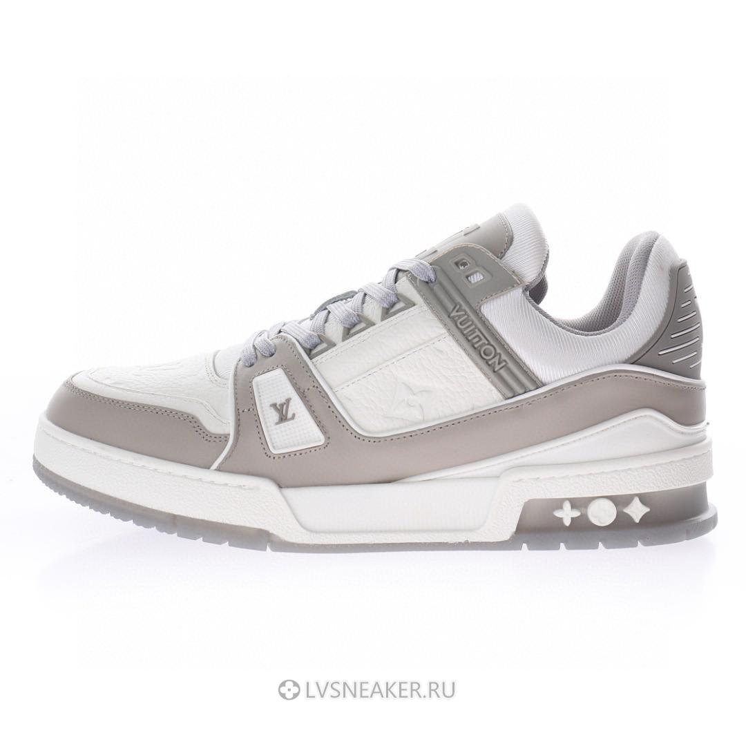 Louis Vuitton LV Trainer "Grey White" 1A8KB8 Sneakers
