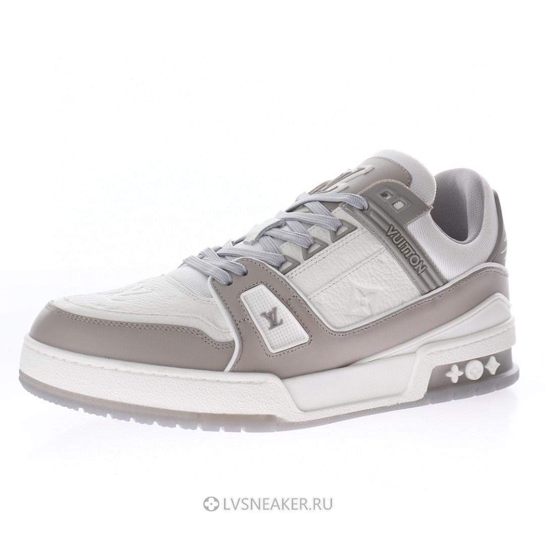 Louis Vuitton LV Trainer "Grey White" 1A8KB8 Sneakers