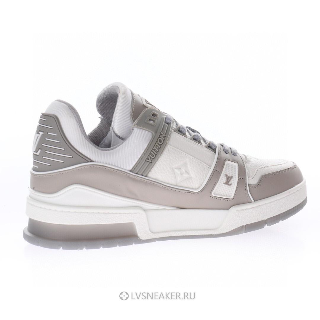 Louis Vuitton LV Trainer "Grey White" 1A8KB8 Sneakers