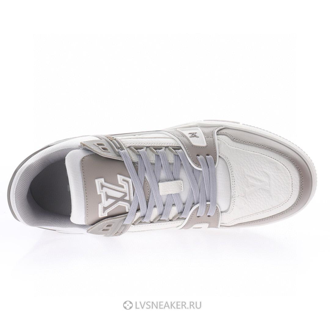 Louis Vuitton LV Trainer "Grey White" 1A8KB8 Sneakers