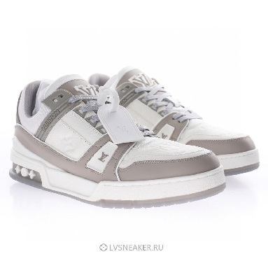 Louis Vuitton LV Trainer "Grey White" 1A8KB8 Sneakers