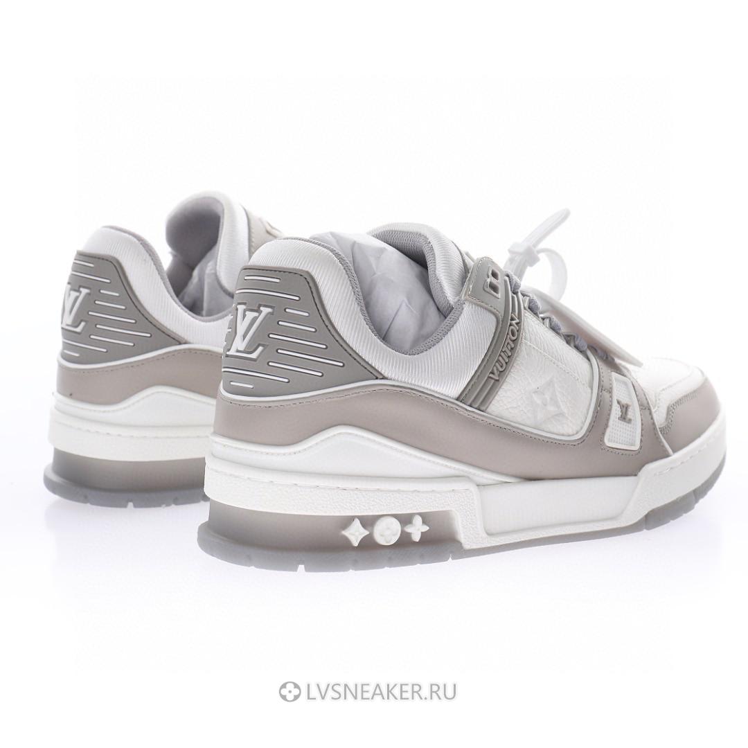 Louis Vuitton LV Trainer "Grey White" 1A8KB8 Sneakers