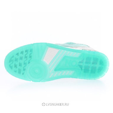 Louis Vuitton LV Trainer "Teal White" 1A8KBS-2 Sneakers
