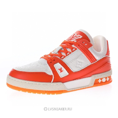 Louis Vuitton LV Trainer "Orange White" 1A811N Sneakers