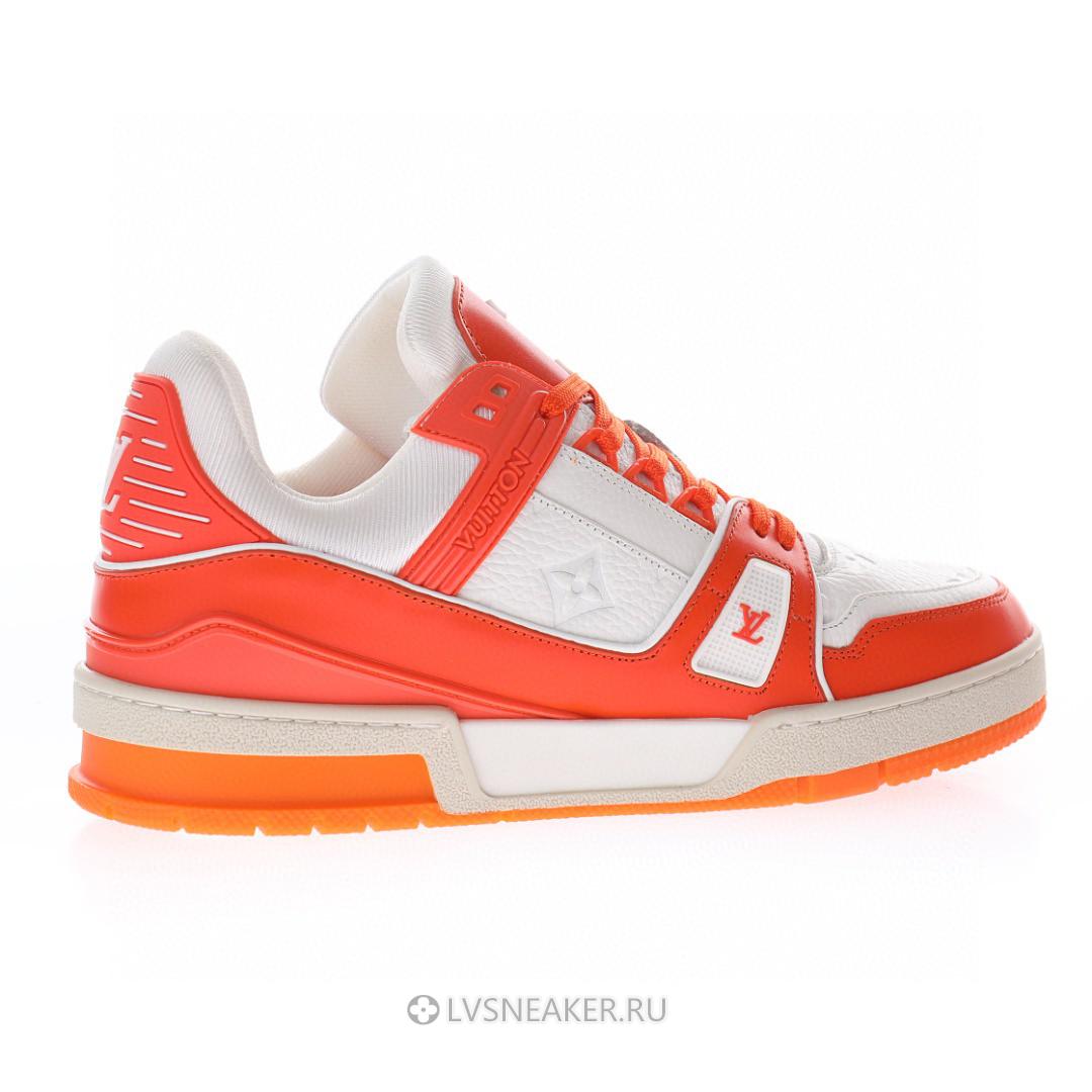 Louis Vuitton LV Trainer "Orange White" 1A811N Sneakers