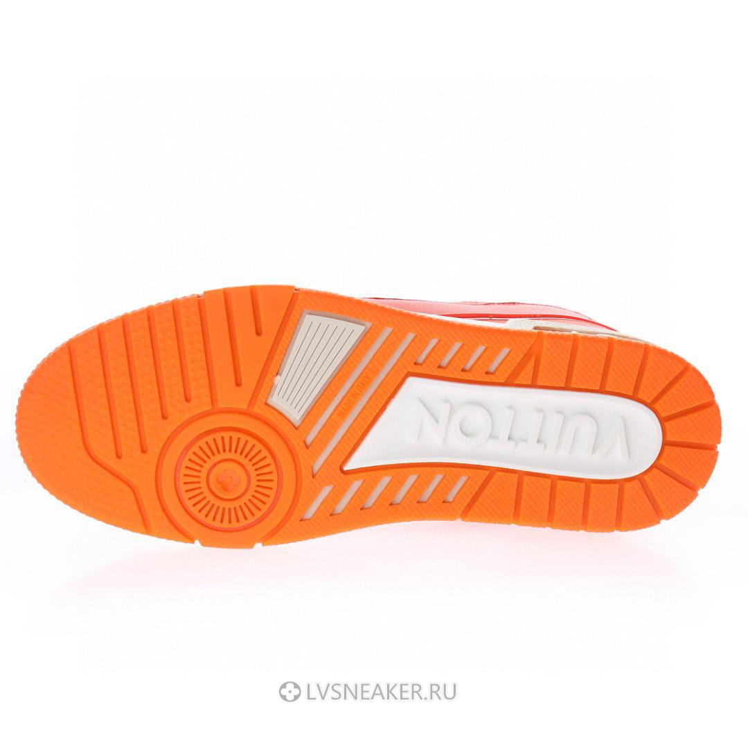 Louis Vuitton LV Trainer "Orange White" 1A811N Sneakers
