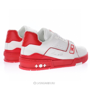 Louis Vuitton LV Trainer "White Red Signature" 1AAGZO Sneakers