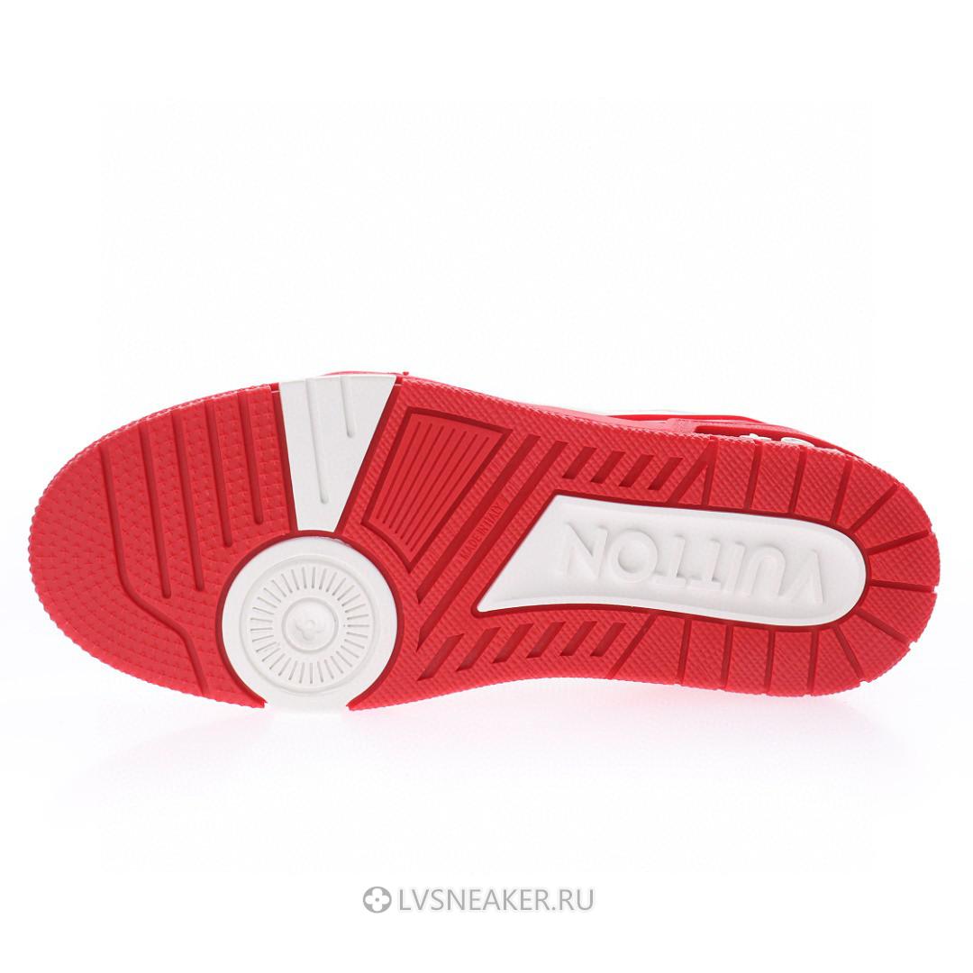 Louis Vuitton LV Trainer "White Red Signature" 1AAGZO Sneakers