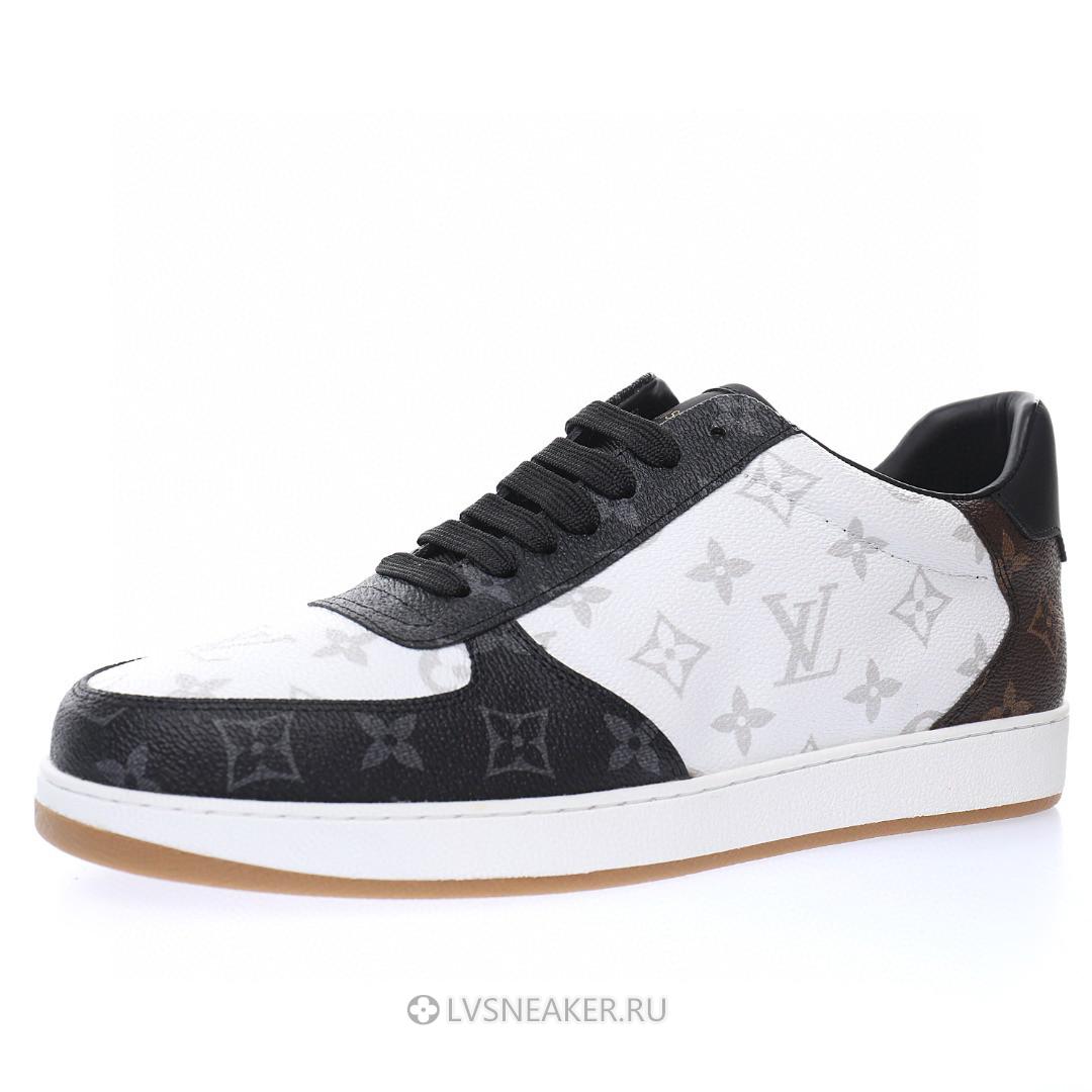 Louis Vuitton LV Rivoli "Monogram White Black Brown" 1A8WG6 Sneakers
