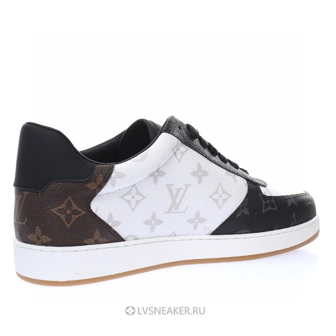 Louis Vuitton LV Rivoli "Monogram White Black Brown" 1A8WG6 Sneakers