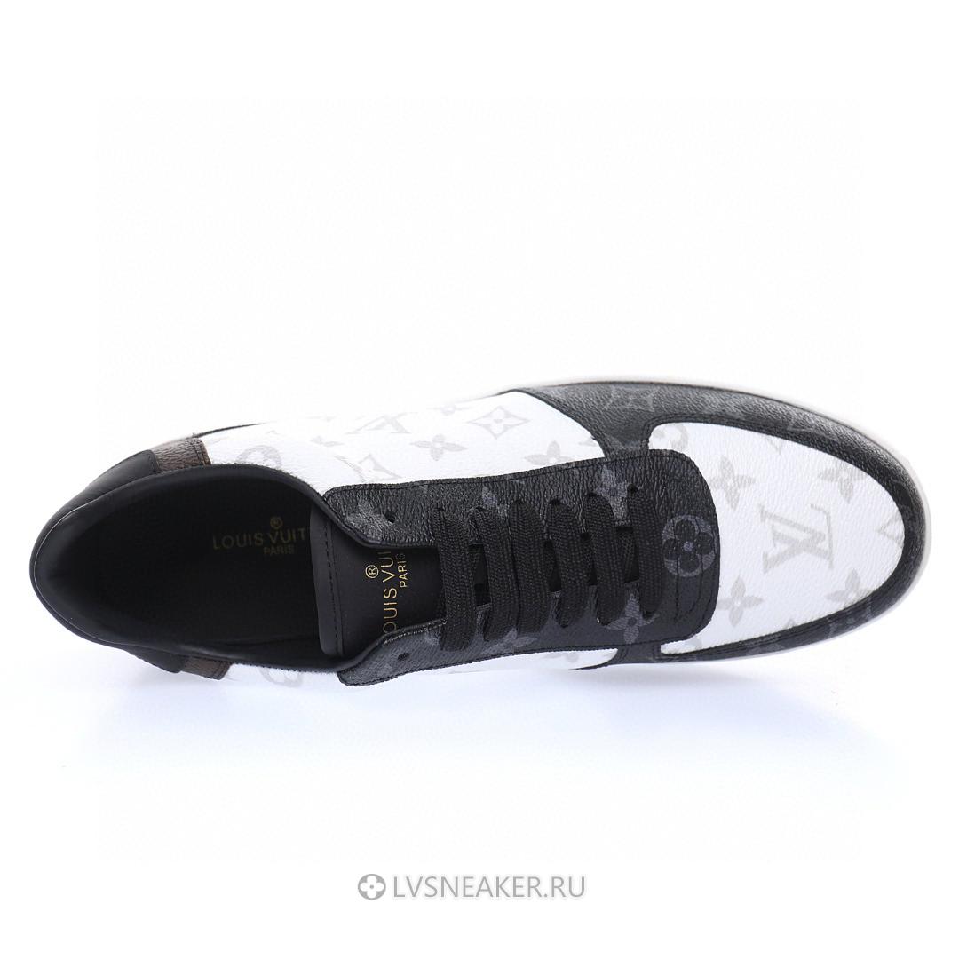 Louis Vuitton LV Rivoli "Monogram White Black Brown" 1A8WG6 Sneakers