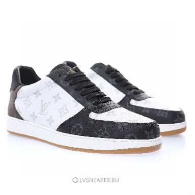 Louis Vuitton LV Rivoli "Monogram White Black Brown" 1A8WG6 Sneakers