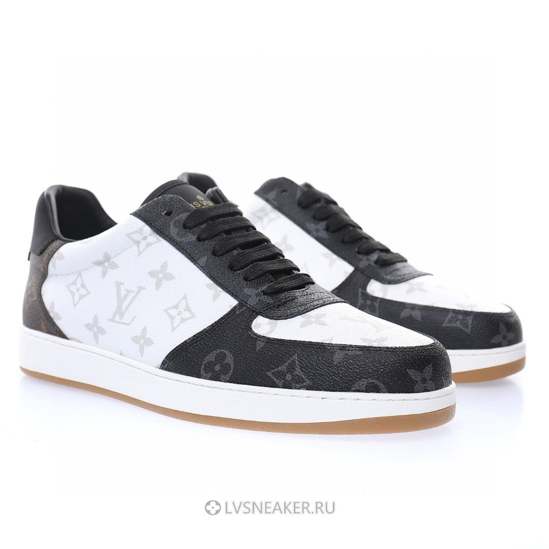 Louis Vuitton LV Rivoli "Monogram White Black Brown" 1A8WG6 Sneakers