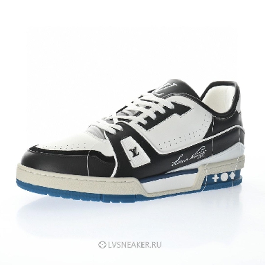 Louis Vuitton LV Trainer "Black White Blue" 1A8Q7L Sneakers