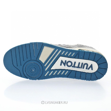 Louis Vuitton LV Trainer "Black White Blue" 1A8Q7L Sneakers