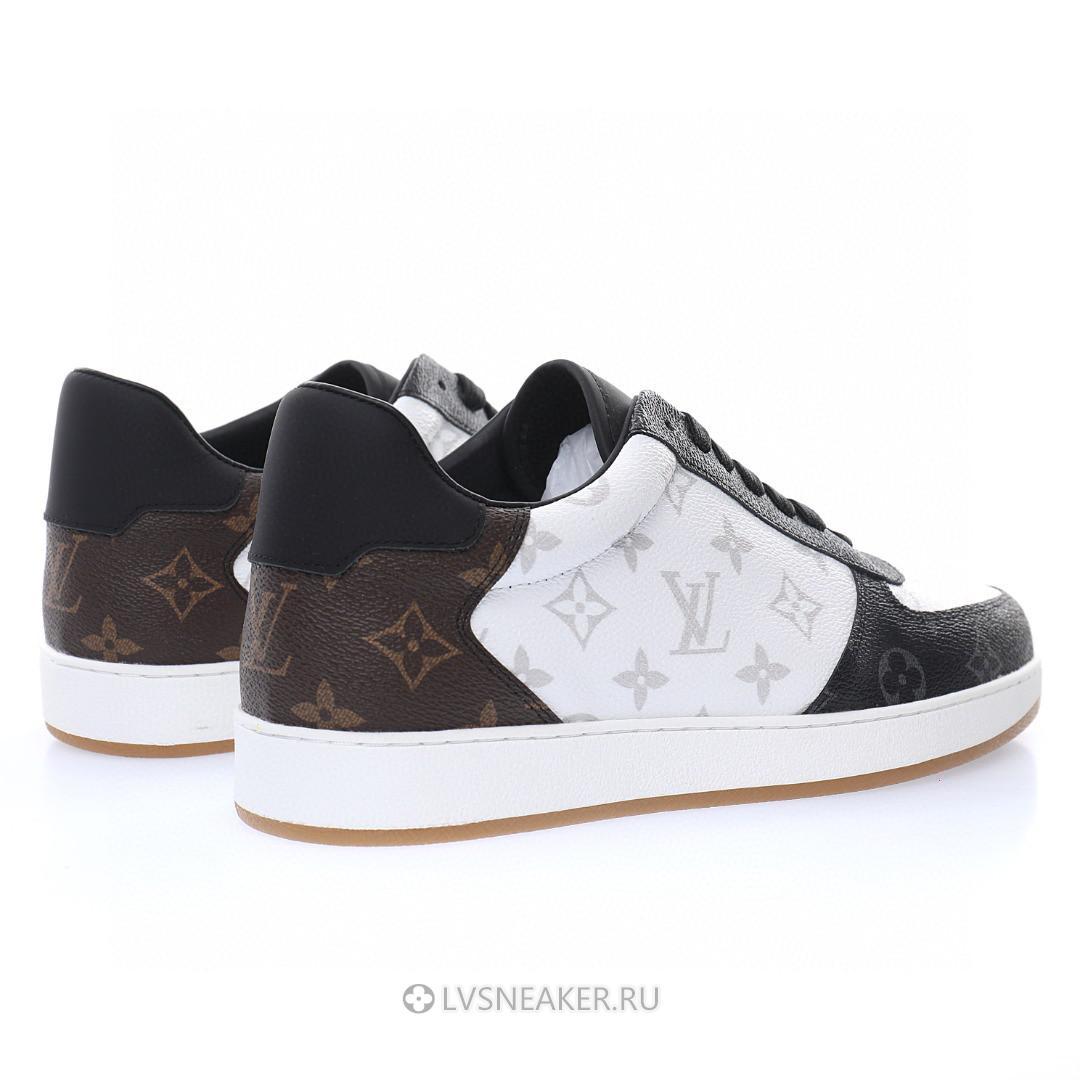 Louis Vuitton LV Rivoli "Monogram White Black Brown" 1A8WG6 Sneakers