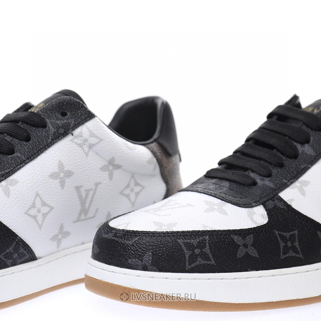 Louis Vuitton LV Rivoli "Monogram White Black Brown" 1A8WG6 Sneakers