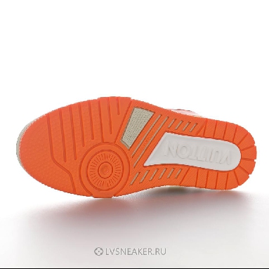 Louis Vuitton LV Trainer "White Orange" 1A811P-2 Sneakers