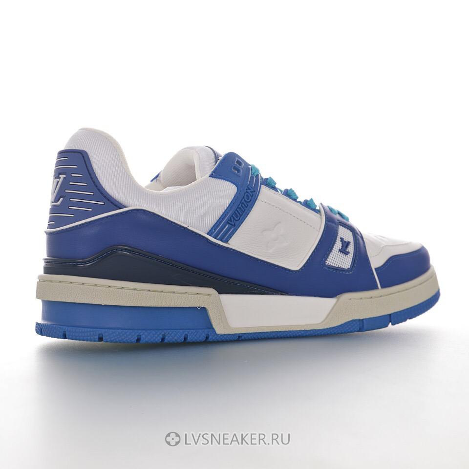 Louis Vuitton LV Trainer "White Blue" 1A813N Sneakers
