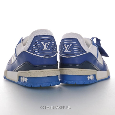 Louis Vuitton LV Trainer "White Blue" 1A813N Sneakers