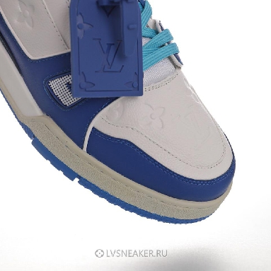 Louis Vuitton LV Trainer "White Blue" 1A813N Sneakers