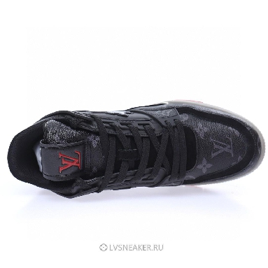 Louis Vuitton LV Trainer "Black Monogram Red" 1A8AAA-2 Sneakers