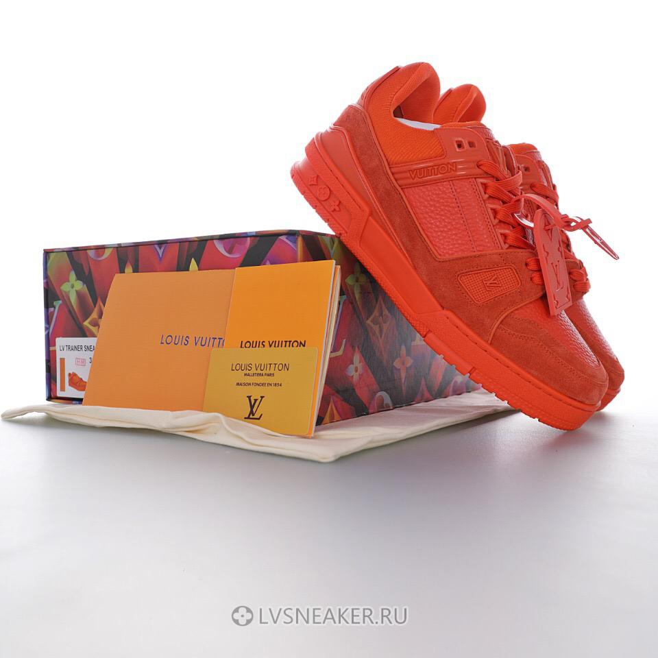 Louis Vuitton LV Trainer "Orange MCA" 1AC4UP-2 Sneakers
