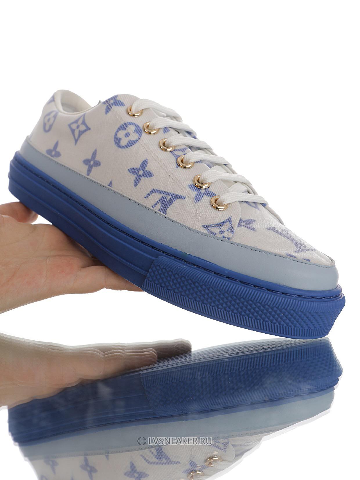 Louis Vuitton LV Stellar Low-Top "White Blue" 1A65U Sneakers